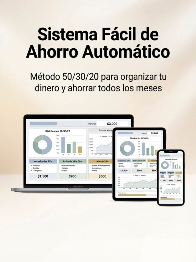 Ahorro automático para alcanzar metas
