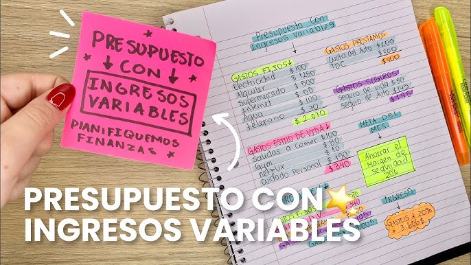 Presupuesto con ingresos variables